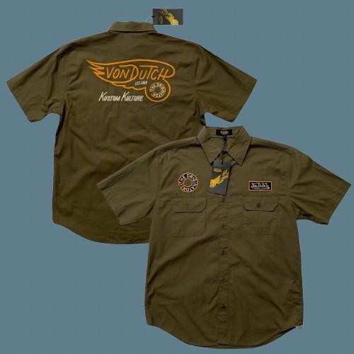 WORKSHIRT VON DUTCH OLIVE ARMY ORIGINAL