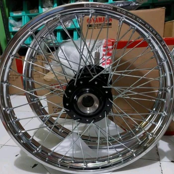 pelek velk velg pelk tromol roda depan belakang yamaha rxking rx king rxk rxz yt115 ukuran ring 18 1