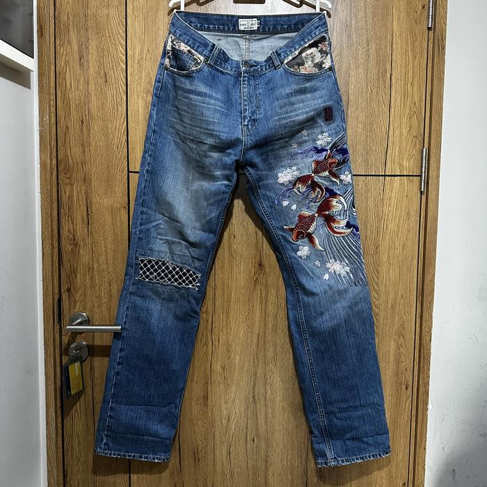 Karakuri sukajan jeans koi original japan