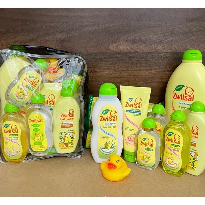 ZWITSAL PAKET POUCH LARGE 10in1 DENGAN Hair lotion | Zwitsal paket Hadiah | Zwitsal paket Newborn