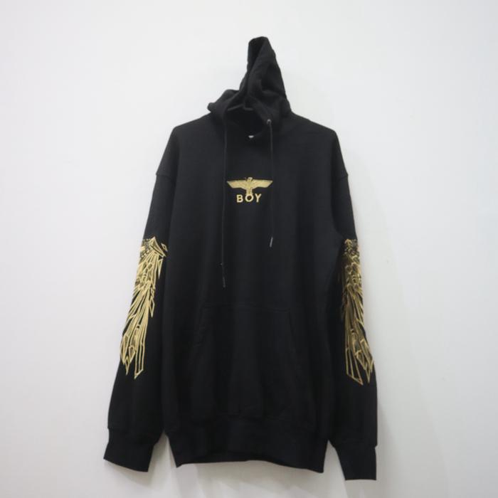 Hoodie Boy London Full Bordir Emas