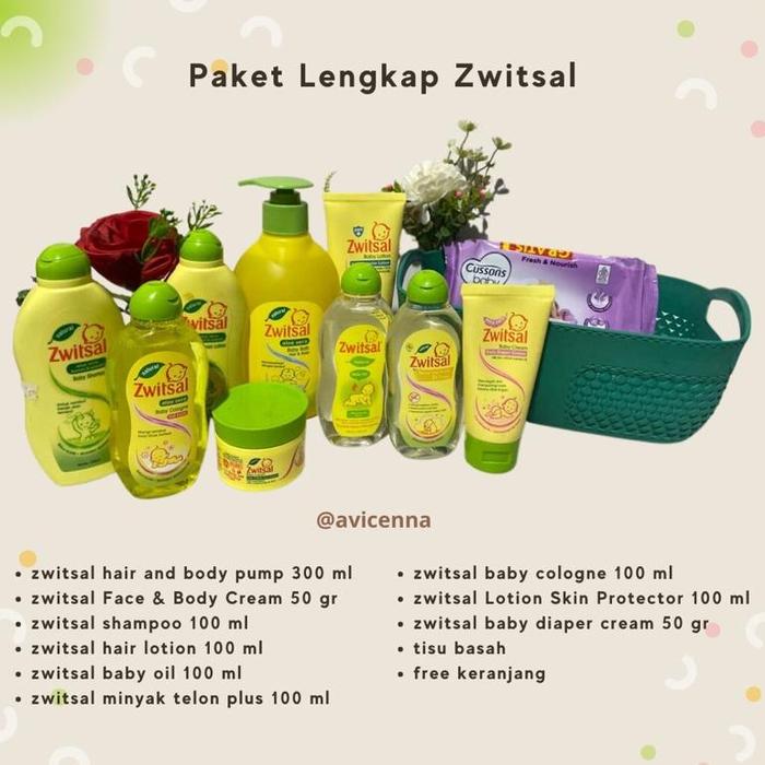 PAKET LENGKAP ZWITSAL | SKINCARE BAYI BARU LAHIR
