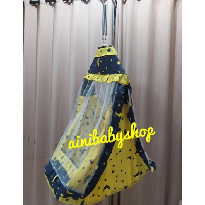 SET Ayunan karakter kain katun/ Ayunan Kasur / Ayunan set / Ayunan Bayi