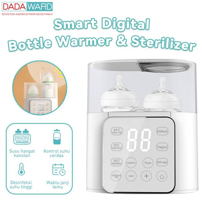 DADAWARD Sterilizer Botol Bayi 200W Smart Bottle Warmer Sterilizer Dot Bayi Botol Susu Penghangat AS