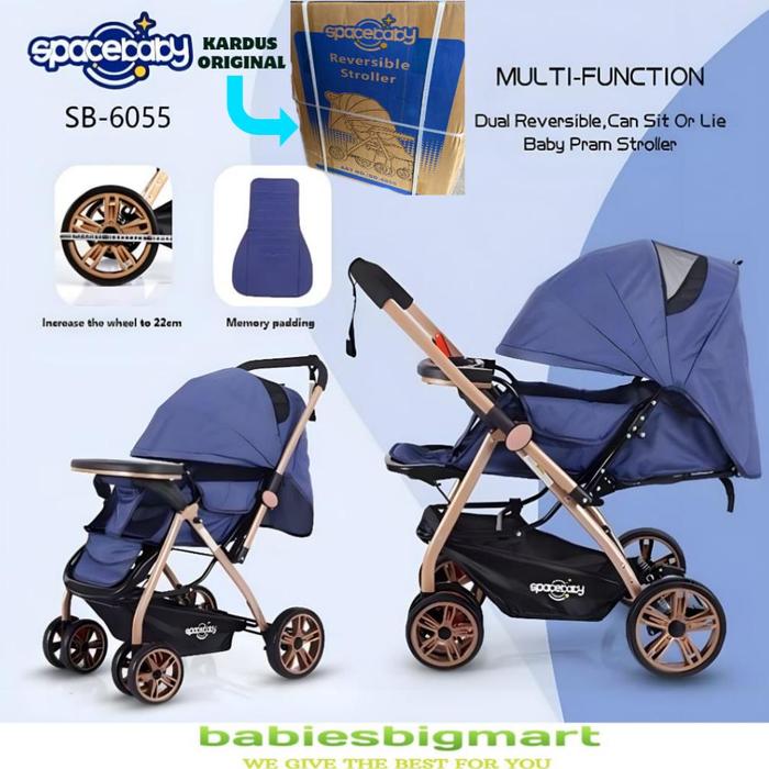 STROLLER SPACE BABY SB 6055 / SB 6202 / SB 6212 / SB 6215 / SB 6033 KERETA DORONG SPACEBABY DORONGAN