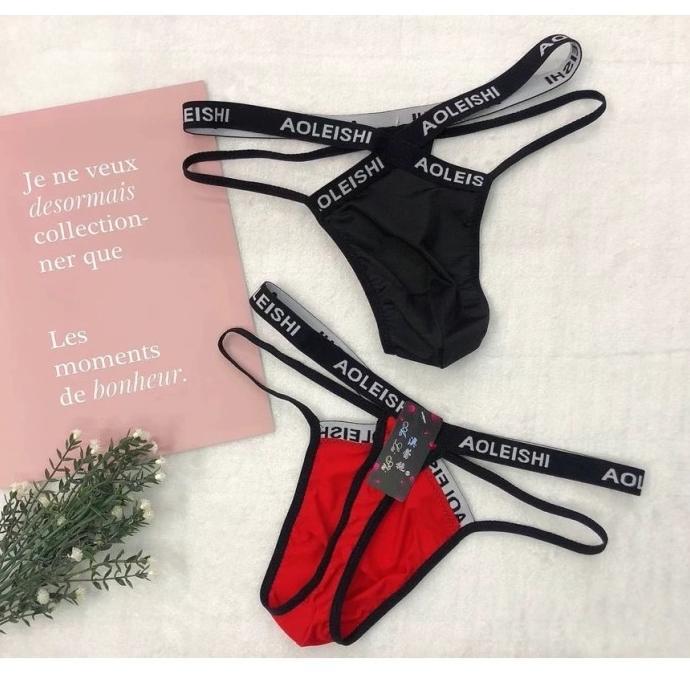 Celana Dalam Pria T-Back thongs Pria Seksi lembut bernapas Y0600