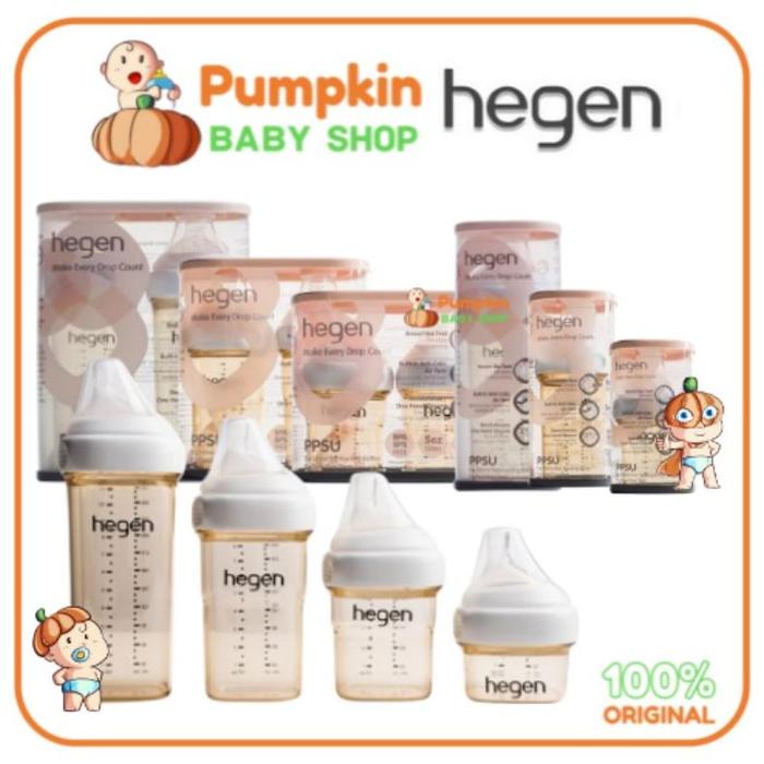 Hegen Feeding Bottle PPSU - Botol Susu Bayi Hegen All Varian 150ml - 240ml & 330ml