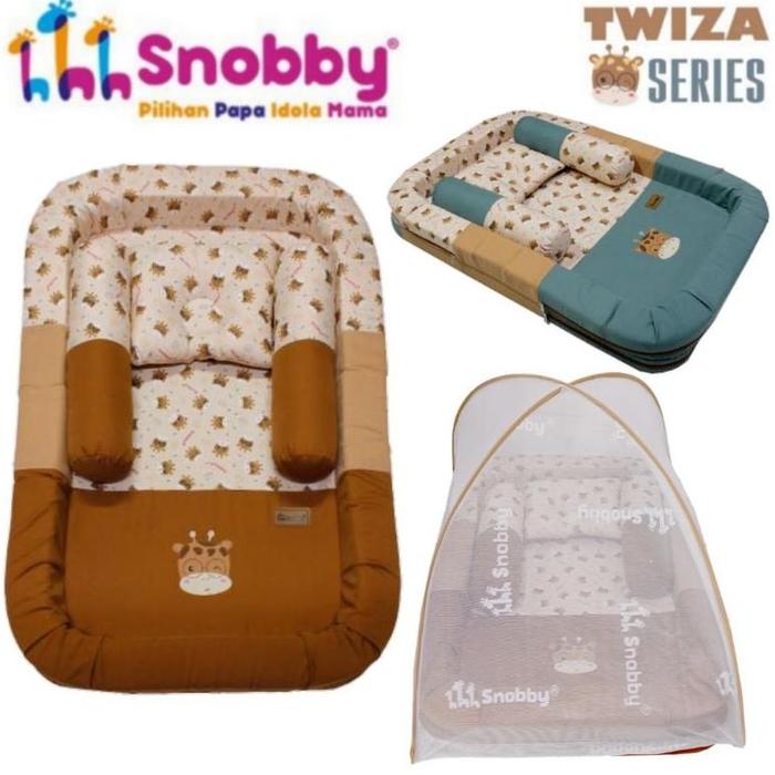 Snobby Kasur Bayi Kolam + Kelambu Twiza Series
