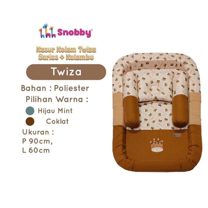 Snobby Kasur Bayi Kolam Twiza Series + Kelambu