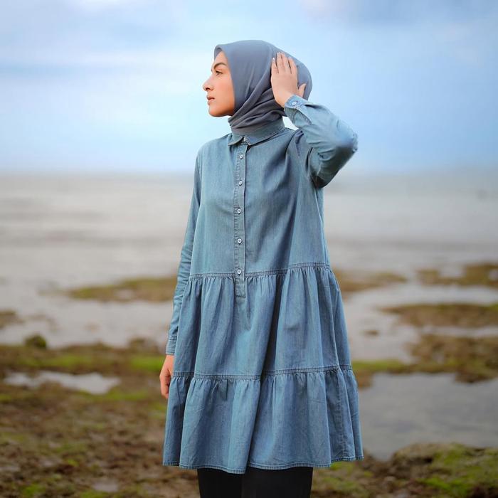 Tunik jeans heaven lights