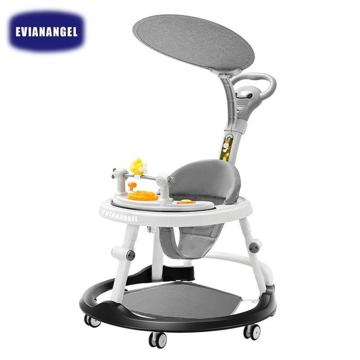 EVIANANGEL Baby Walker Lipat Mainan Musik Walker Alat Bantu Jalan Bayi Lipat Musik Walker Bayi