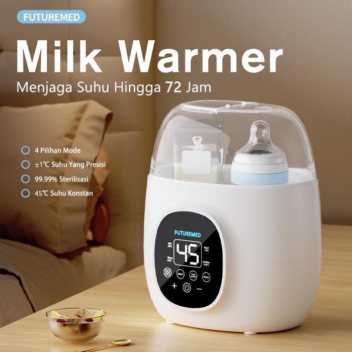FUTUREMED Smart Double Milk Warmer| 330ml Penghangat Pintar Botol Bayi| Sterilizer Botol Susu Bayi