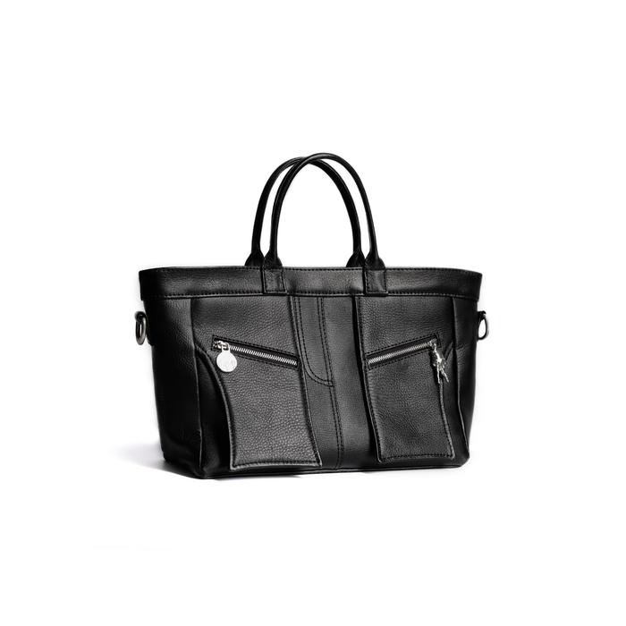 BNL E 275 - MINI DERRIERE Scipaprock Sling Bag Black Genuine Leather
