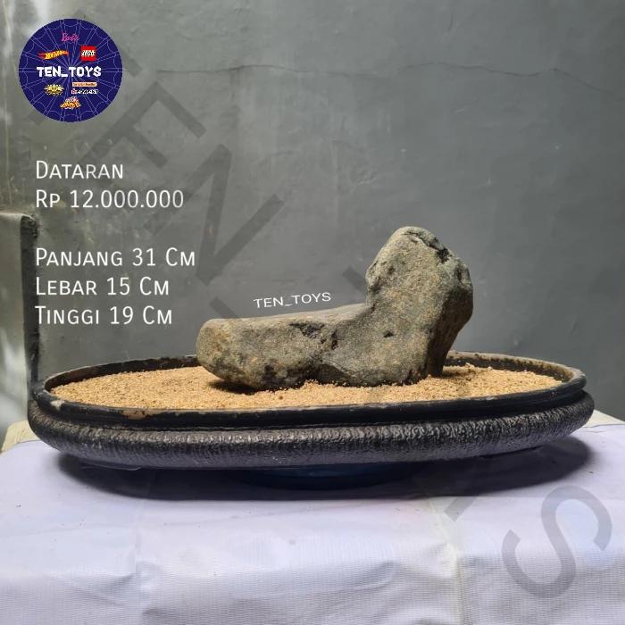 Batu Alam Suiseki "Dataran" Asli Sumatra Barat West Sumatra Cocok Untuk Diorama Mainan Pajangan Ruma