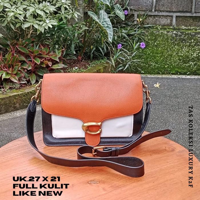 Tas wanita preloved Coac**, kulit asli mantul mulus