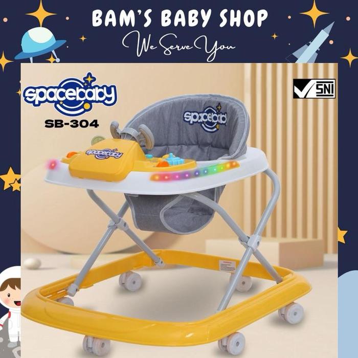 [FREE KARDUS + BUBBLEWRAP] BAMS TERMURAH BABY WALKER STANDART APOLO APOLLO STANDAR SPACE BABY SPACEB