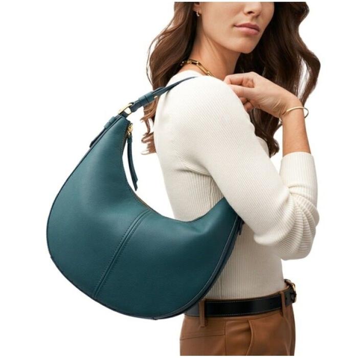 Tas Fossil Fosil Shae Large Hobo Teal Green