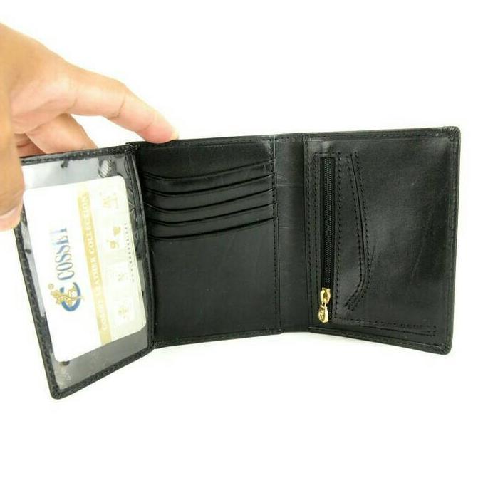 COSSET UK 1423 .345 HITAM DOMPET KULIT PRIA ASLI IMPORT ORIGINAL Terlaris