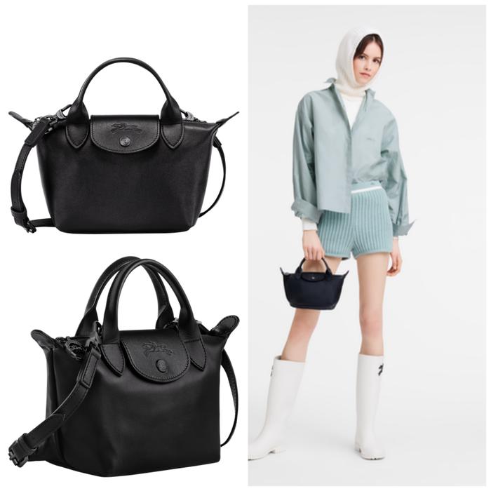 LC Cuir Leather / Cuir Mini XS in Black