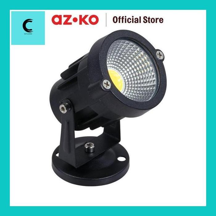 Cetar* Azko Krisbow Paka Lampu Taman Single Spike 7 Watt 3000K