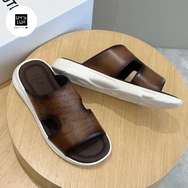 Sandal Kulit Leather Pria B3715