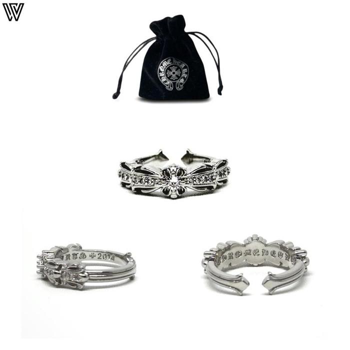 CHROME HEARTS FLORAL RING