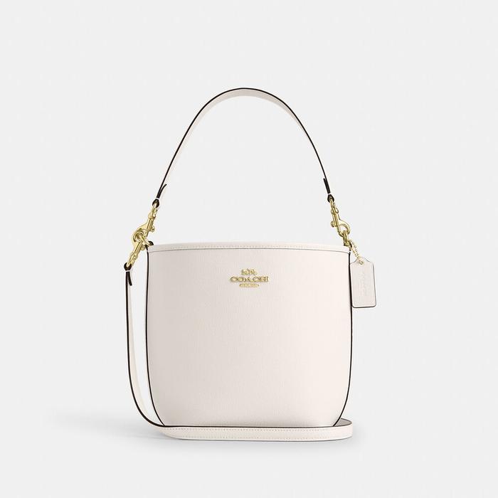 TAs Coach CT801 Signature City Bucket Bag Chalk 100% Authentic Original