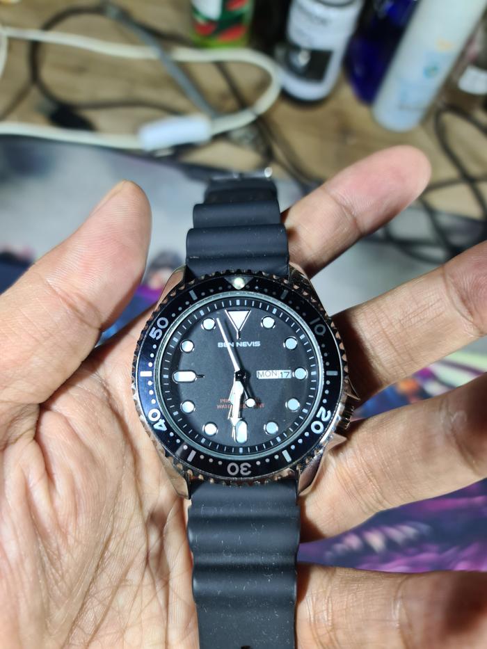 Jam Tangan Ben Nevis - Like New (Nyala dalam Gelap) (Ex. Review Youtube)