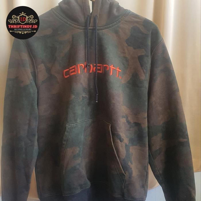 HOODIE CARHAT CAMO LOGO BORDIR