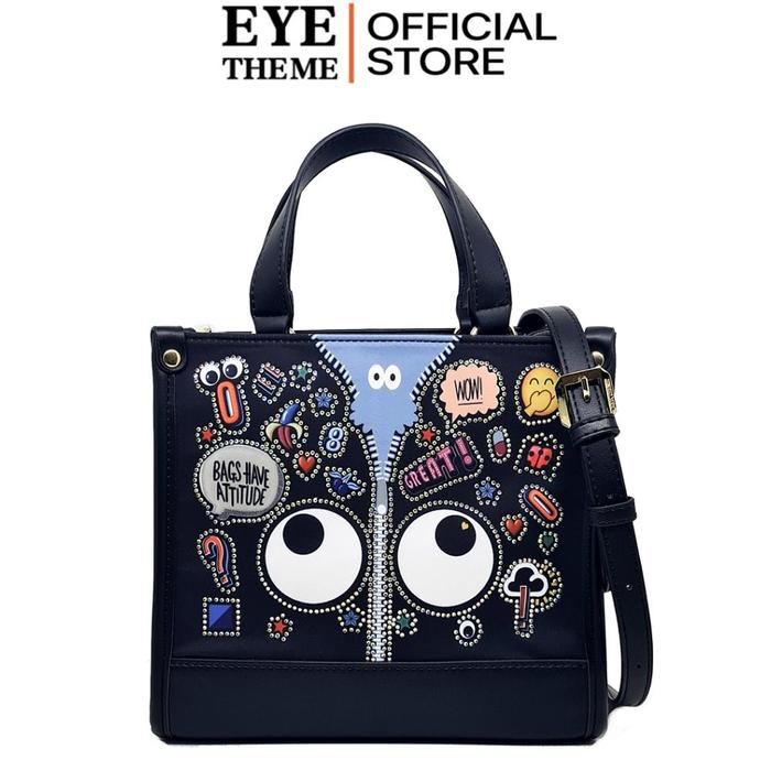 EYE THEME ~ Tas Wanita Medrica Eye Theme Printed Tote Bag 9454-340