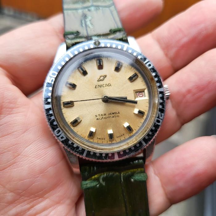 Jam tangan enicar sherpa 600 diver