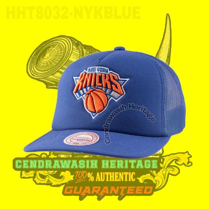 Mitchell And Ness Cap Evergreen Trucker New York Knicks 100% Authentic
