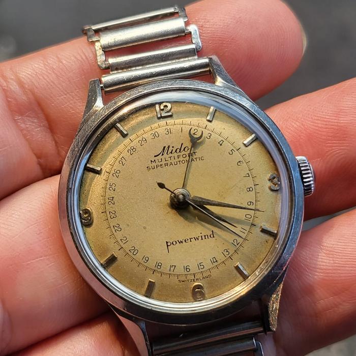 jam tangan Mido multifort powerwind