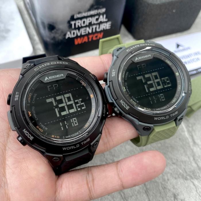 Jam Tangan Eiger Helicon Watch Original Olive