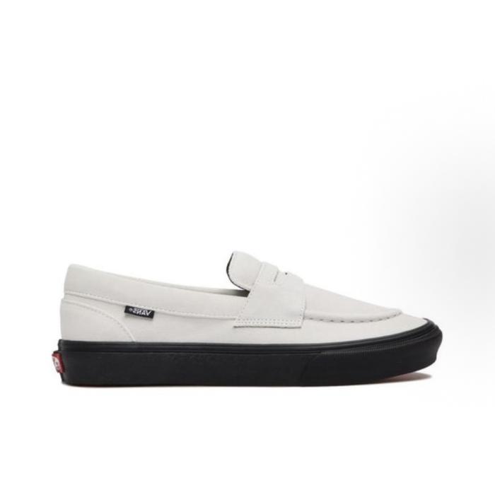 Vans Leather Japan Unchained White Black (Original 100% GARANSI ORIGINAL SEUMUR HIDUP)