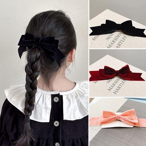 [KIDSWONDERLAND] Clip Pita Yuna Velvet Medium 1pc Anak Perempuan