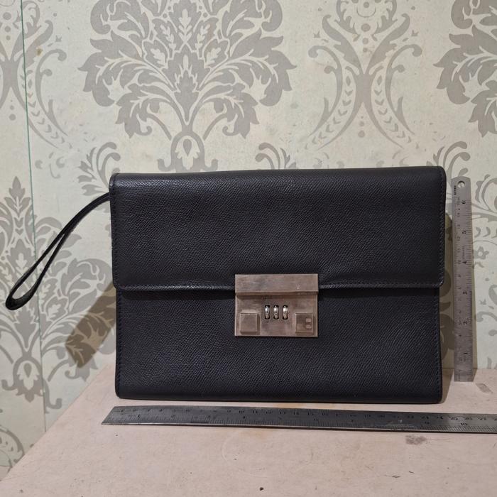 Clutch kulit Bally preloved