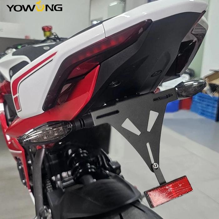 Yamaha_Yzf R1 R3 R6 R15 R25 Fz6 Mt07 Mt07 YzfR1 Mt 07 License Plate Holder Bracket Rear Tail Tidy Fe
