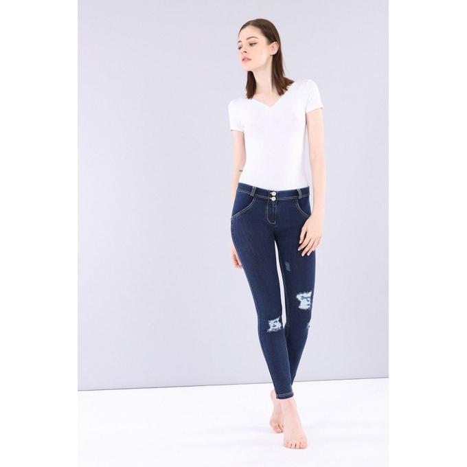 pants jeans freddy wrup denim ripped branded wanita