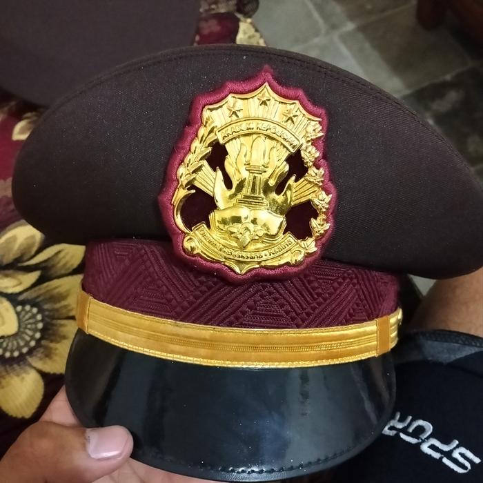 Topi Pet Taruna Akpol Beremblem second bagus