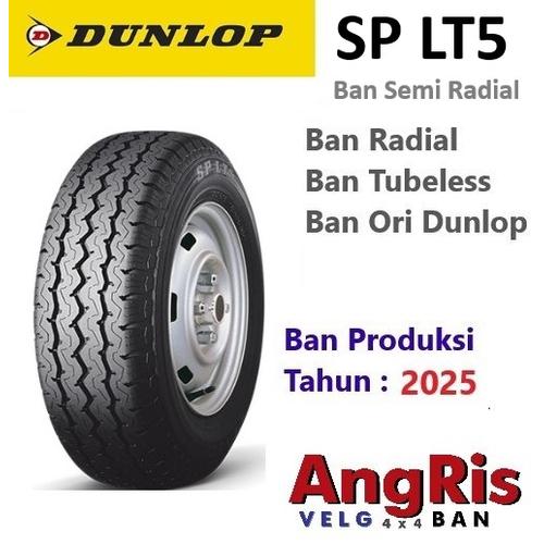 Ban Dunlop SP LT5 185 R14 8pr  Ring 14 Ban Radial Tubeless Bisa buat Muatan Berat Van Truk Box Mobil
