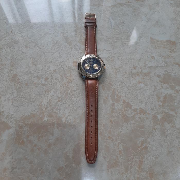 Jam Tangan Guess Moonphase Waterpro antik 90's mulus original Rare Murah obat Ganteng Ciamik