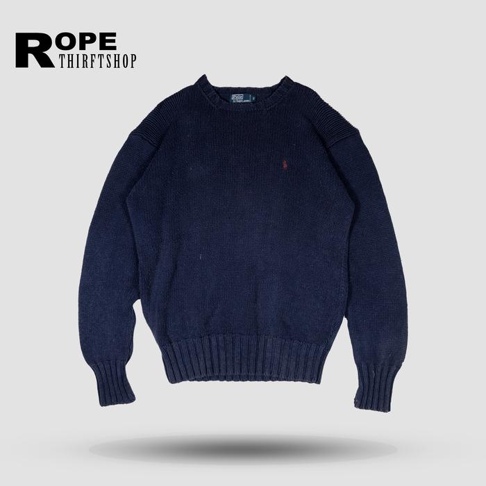 Vintage Ralph Laurent Knitwear sweater Dark navy Not Carharrt Stussy