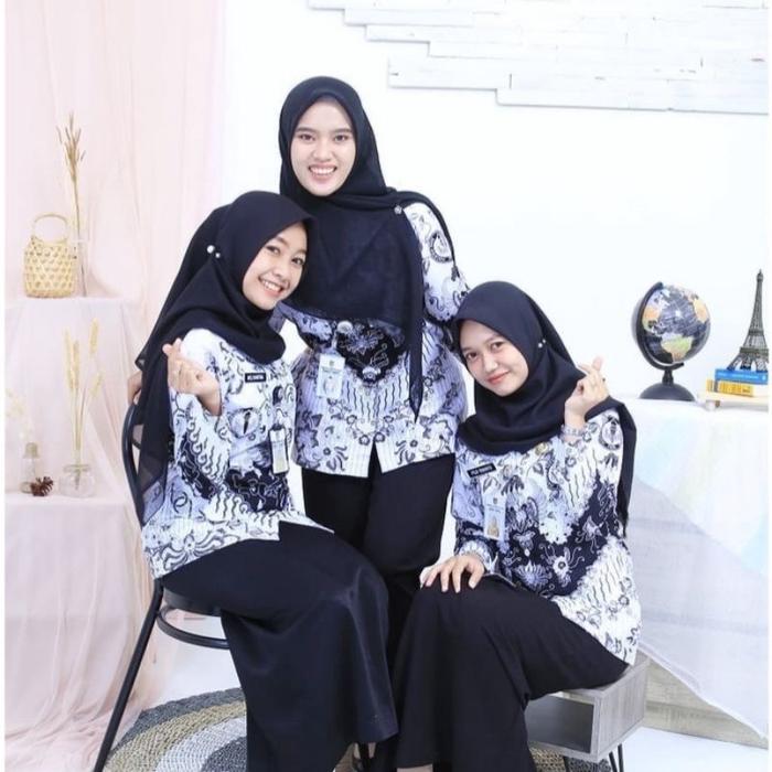 Blus pgri kusuma bangsa | batik pgri wanita