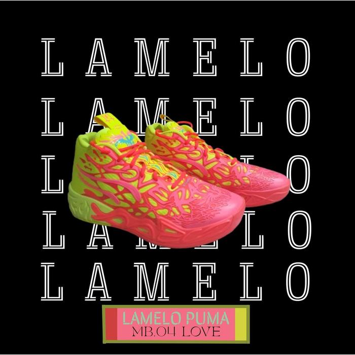 Sepatu Lamelo MB.04 Love Preloved, Sepatu Lamelo Bekas kondisi masih bagus, 100% ori