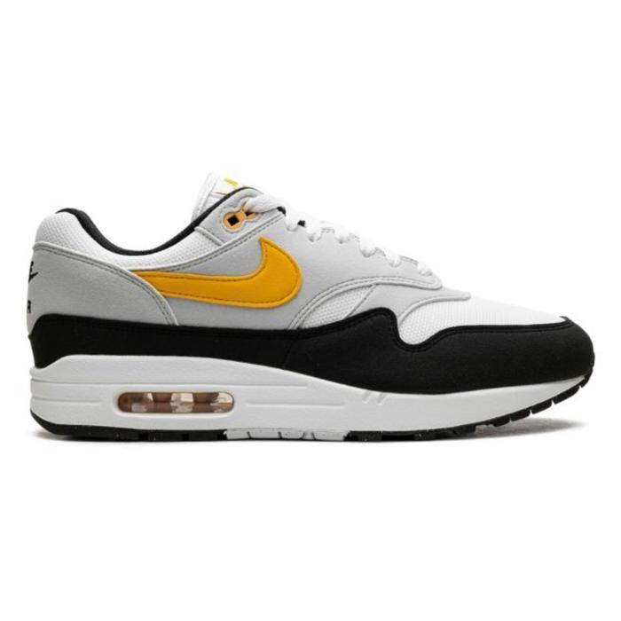 SEPATU SNEAKERS NIKE AIR MAX 1 WHITE BLACK GOLD ORIGINAL BIG SIZE 45