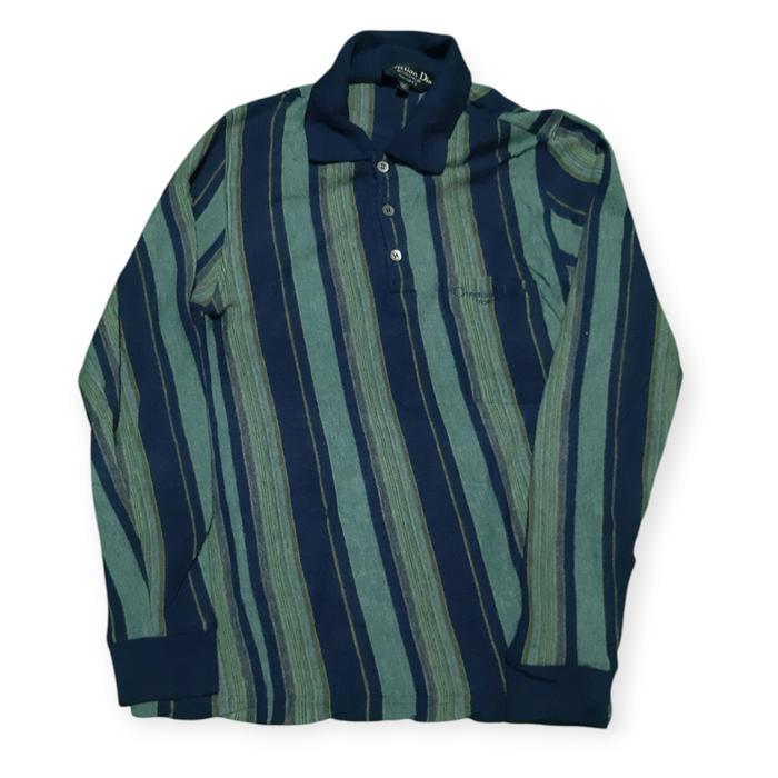 Ls polo shirt vintage Chr*st*an d*or Wool Authentic