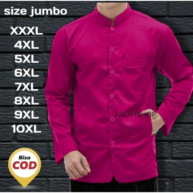 Baju jasko pria dewasa ukuran super jumbo polos