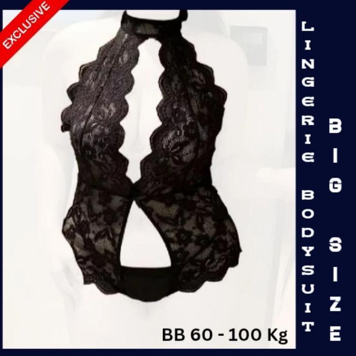 Lingerie Teddy Bodysuit JUMBO BIG SIZE BESAR XXL IMPORT - BD