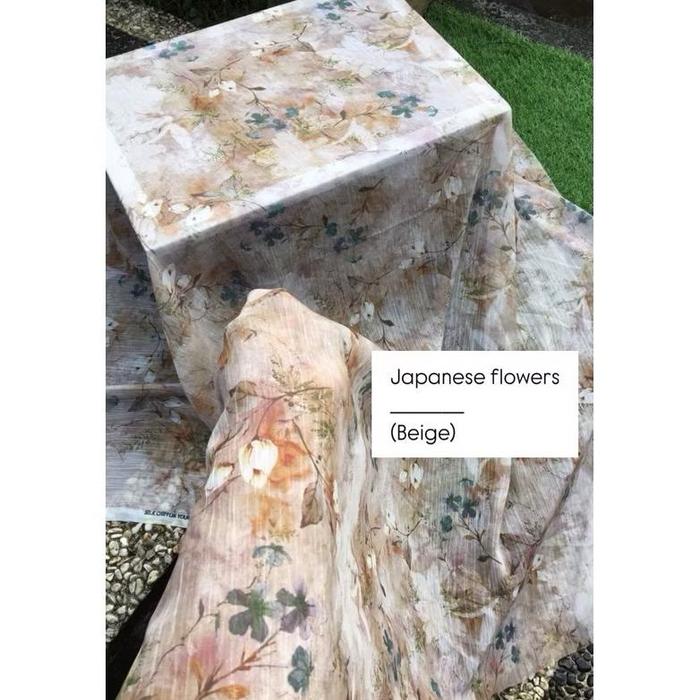 KAIN KEBAYA SIFON YORYU BUNGA//BAHAN KEBAYA//KAIN YORYU BUNGA